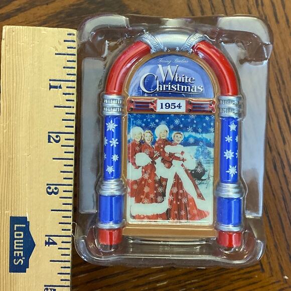 1954 Christmas Jukebox Musical Ornament White Christmas Song Paramount WORKS - Picture 7 of 11
